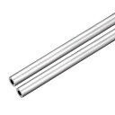 アルミ丸型ストレートチューブ?30cm長さ?6mm内径?11mm外径?6063シームレス 2個