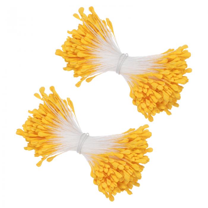 M METERXITY 680パックの人工花ステーメンキット 3 mmミニダブルヘッド花ステーメンピスティル 花作り ..