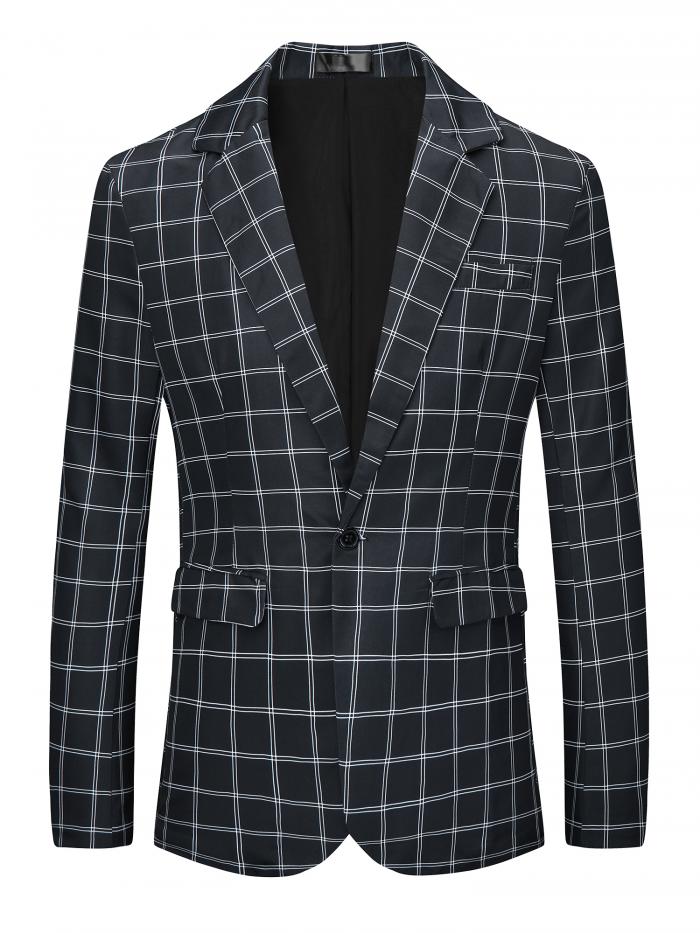 商品詳細 特徴 【属性1】【デザイン】コントラストのあるチェック柄のブレザーは、群衆から目立ち、スタイリッシュな自己主張をしたい男性に最適です。【属性2】【フォーマルスタイル】チェック柄のブレザーは、ビジネスシャツやカジュアルシャツと合わせてさまざまな外観を作成できます。【属性3】【機会】チェック柄のブレザーは、ビジネスイベント、結婚式、その他のカジュアルな機会に着用できます。【属性4】【モデルサイズ】スリムフィット。 Lサイズを着用 (身長：189cm、胸囲：94cm、ウエスト：81cm、ヒップ：102cm、体重：80kg)。【属性5】【暖かいヒント】洗濯機で洗えます。サイズに関してご不明な点がございましたら、お問い合わせください。【商品説明】Lars Amadeus チェック柄ブレザー メンズ ノッチドラペル コントラストカラー チェック柄 スポーツコートコントラストカラーチェック柄ノッチドラペルワンボタンチェック柄のブレザーは、見た目にスタイリッシュなタッチを加えてくれる万能なワードローブです。チェック柄のブレザーは軽量素材で作られており、快適なフィット感を提供します。 注意書き ■商品の色及びサイズは、撮影状況やPC環境により多少異なって見える場合がございます。 ■サイズは目安です。商品により若干の誤差がございます。 ■メーカーの都合により、商品細部のデザインや素材が予告無く変更される場合がございます。