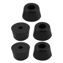 ゴム足 バンパーアンプ スピーカーカッティングボードレッグパッド D16x13xH10mm 5個入り