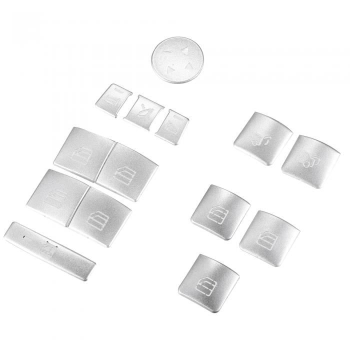 A ABSOPRO ウィンドウスイッチボタントリムカバーステッカー インテリアドアアームレストウィンドウリ..