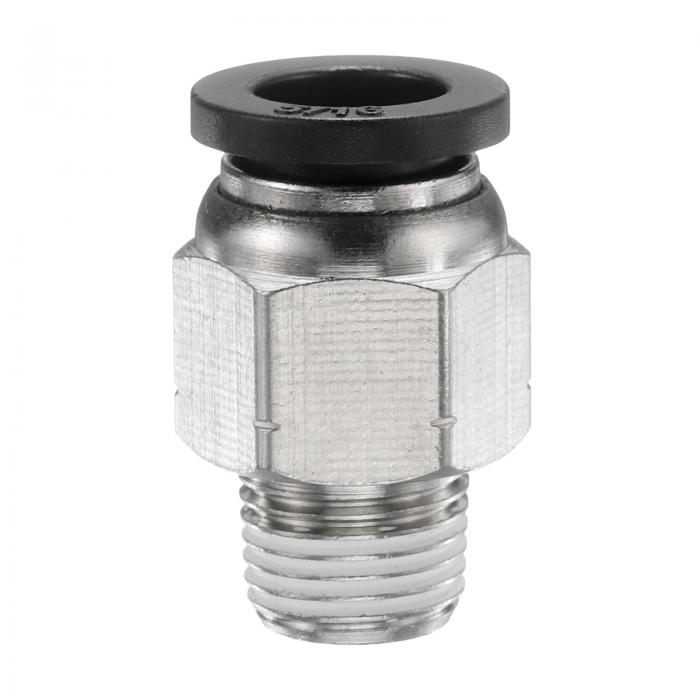 プッシュ・トゥ・コネクト・フィッティング 5/16" チューブ外径 x 1/8" N スレッド メール ストレート ..