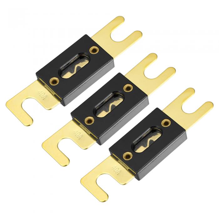 ヒューズ 交換 40A ANLヒューズ 車 トラック オートバイ ボート オーディオ CD用 3個