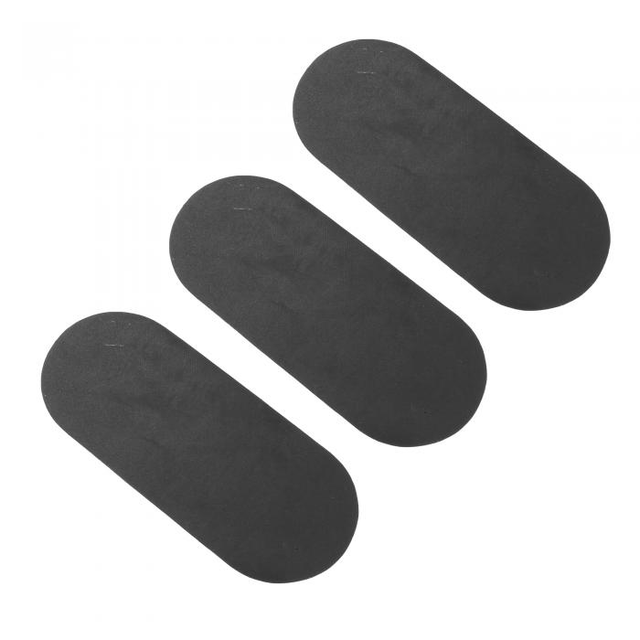 X AUTOHAUX PVC修理パッチ 接着剤付き プロ インフレータブル ボート カヤック修理キット ゴムボート ゴムボート カヌー ブラック 3個