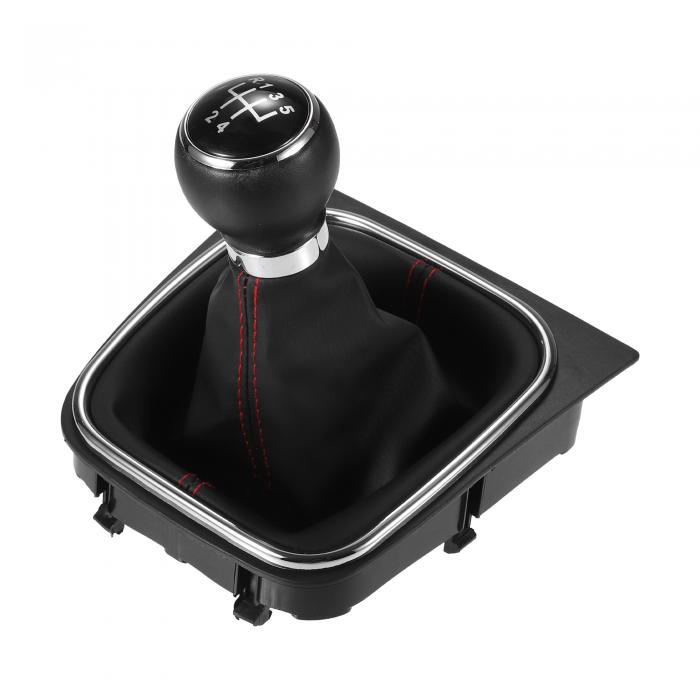 A ABSOPRO 手動変速ノブ ゲ イターブーツ付き Volksw agenに対応 Golfに対応 MK5 MK6 2004-2007に対応 ..