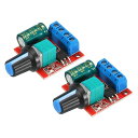 DCモーター速度コントローラー 調節器 調整スイッチ DC 3-35V 5A ミニLED調光器 6個入