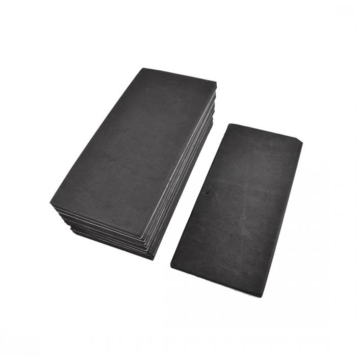 サンダーバックパッド 砂光機バックパッドマット 長方形 接着剤泡交換 ブラック10個入り