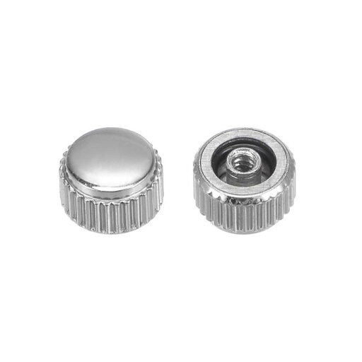 3.5 mm時計クラウン部品 フラットヘッド 短ステム ステンレス製 時計リペア用 内径2 mm シルバートーン 2個入り 3.5 mm時計クラウン部品 フラットヘッド 短ステム ステンレス製 時計リペア用 内径2 mm シルバートーン 2個入り