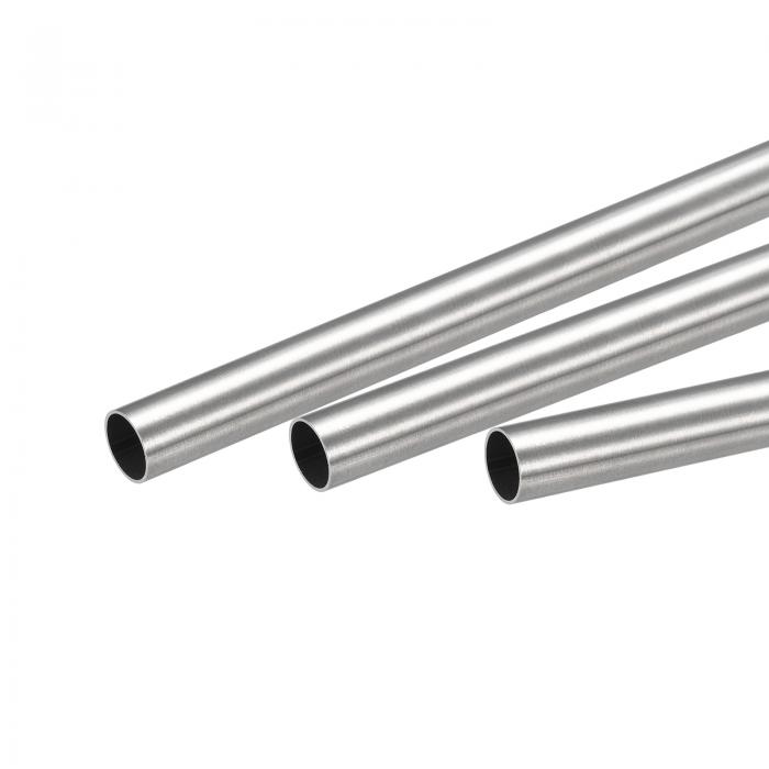 316ステンレススチールチューブ 外径8 mm 壁厚0.5 mm パイプ長さ300 mm 滑らかな研磨 耐酸化性 3個入り