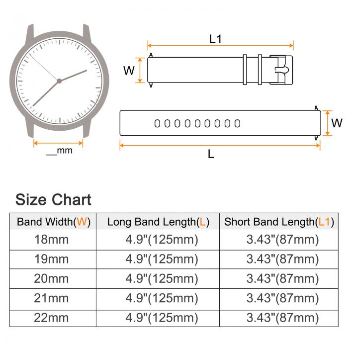 シリコーン時計バンド クイックリリース ソフトゴム交換用時計ストラップ 電気メッキ ステンレススチールバックル付き 男性女性用 幅22 mm ブラック