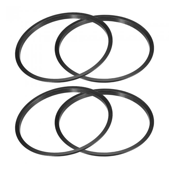 A ABSOPRO エアコンダイヤルカバー エアコンリング カバー トリム A/C スイッチカバー インテリアパネル To yotaに対応 Ta comaに対応 2016-2024に対応 アルミニウム合金製 黒 4個セット