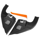 ACROPIX Nissanに対応セントラ2006-2011用のインテリアフロントカードアスピーカーウィンドウAピラートリムツィータースピーカーパネルABSブラ...