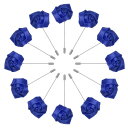 M METERXITY 12パックのローズブートニア 新郎ブートニア ラ ペルピンブートニア メンズスーツ装飾 ウェディングブートニエ ールポケットブートニエ ...