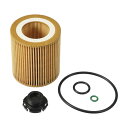 A ABSOPRO エンジンオイルフィルターNo.11427566327 Oリングオイルフィルター B MWに対応 325i 2006用 プラスチック製 黒色の...