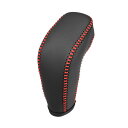 A ABSOPRO カーシフトブートカバーギアノブシフターブートBu ickに対応リーガル2011-2016用フェイクレザーブラックレッドステッチ