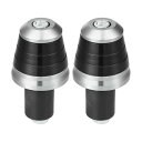 TUCKBOLD オートバイハンドルバーエンドプラグ アルミ合金製 7/8インチ 22mm 33.5mm OD スタイリッシュ フロントハンドルバーグリップキャ...