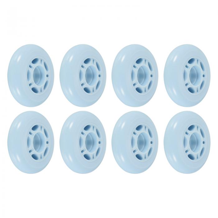 PATIKIL インラインスケートのホイール 8個 82A スケートの交換 単列スケートキャスターボード用 屋内または屋外用 ブルー