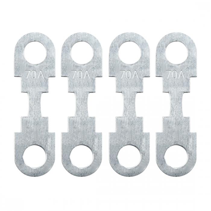 フラット ヒューズ ストリップ 70A フラット ヒューズ ストリップ 金属 シルバートーン 車用 自動車 DC..