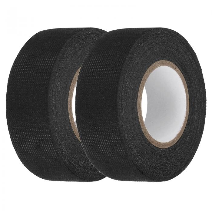 ワイヤーハーネステープ 0.98インチ×32.81フィートの自己粘着布電気テープ 自動車用電気ケーブル固定用..