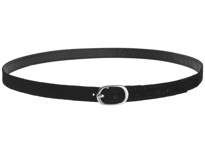 Allegra K パンプス ストラップ 取り外し可能 レディース ヒール シューズバンド バックル付き 交換用 2ペア スエードブラック