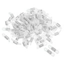 PATIKIL メガネチェーンコネクタ 100個 調整可能 滑り止め シリコーンゴム ストラップホルダー チェーンエンドループ ラージサイズ レディース メンズ...