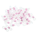 PATIKIL メガネチェーンコネクタ 50個 調整可能 滑り止め シリコーンゴム ストラップホルダー チェーンエンドループ レディース メンズ サングラス用 ...