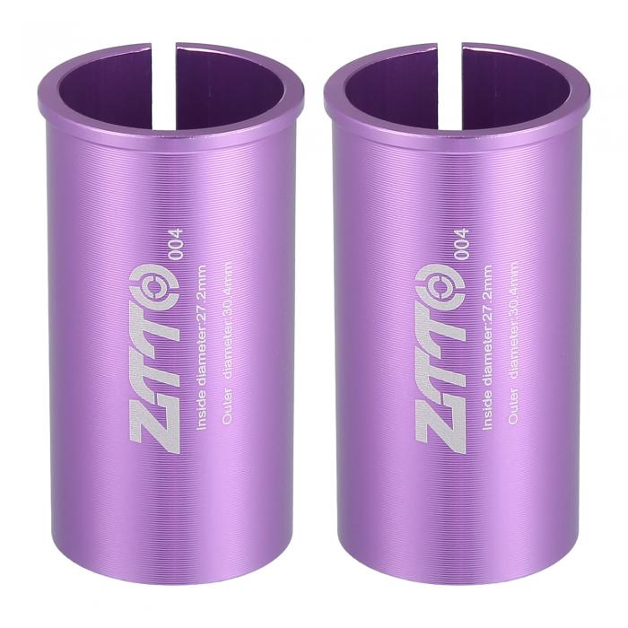 A ABSOPRO シートポストシムアダプター 27.2mm 1.07" 内径 30.4mm 1.2" 外径 自転車シートポストチュー..