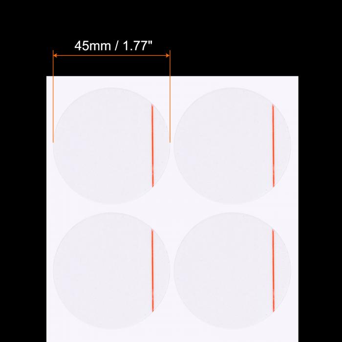腕時計バックカバー 時計バック保護フィルム 時計ケースプロテクター レッドライン PE 時計用裏蓋保護具 45mm 20枚入り