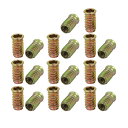 インサートナット 六角穴付き 皿頭 木用 M10x30mm アイロン 亜鉛メッキ 20個入り