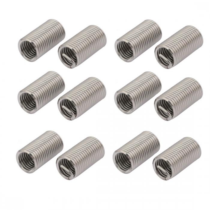 コイルインサート スプリュー 304ステンレス鋼 M10x1.5mmx30mm 12個入り