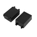 ジャンクションボックス 82mmx57mmx35mm ABSプラスチック ブラック 密閉電気ボックス 2個入り