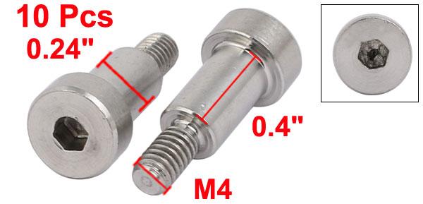 ショルダーボルト 六角穴付き キャップねじ 肩径6mm 肩長さ10mm スレッドM4 10個入り 2