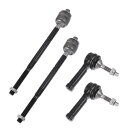 X AUTOHAUX フォードに対応エ クスプローラーポリスインターセプターセダンドラッグリンク用のフロントインナーアウタータイロッドエンドキット サスペンションステアリングタイロッドエンド No.ES800952/EV800893