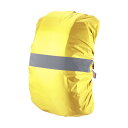 PATIKIL 30-40L 防水バックパックレインカバー ノンスリップ バックパックカバー 反射ストラップ付き ステイドライ ハイキング キャンプ 狩猟用 S イエロー