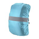 PATIKIL 40-50L 防水バックパックレインカバー ノンスリップ バックパックカバー 反射ストラップ付き ステイドライ ハイキング キャンプ 狩猟用 M ライトブルー