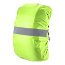 PATIKIL 55-65L 防水バックパックレインカバー ノンスリップ バックパックカバー 反射ストラップ付き ステイドライ ハイキング キャンプ 狩猟用 L ライト緑