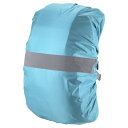PATIKIL 65-75L 防水バックパックレインカバー ノンスリップ バックパックカバー 反射ストラップ付き ステイドライ ハイキング キャンプ 狩猟用 XL ライトブルー