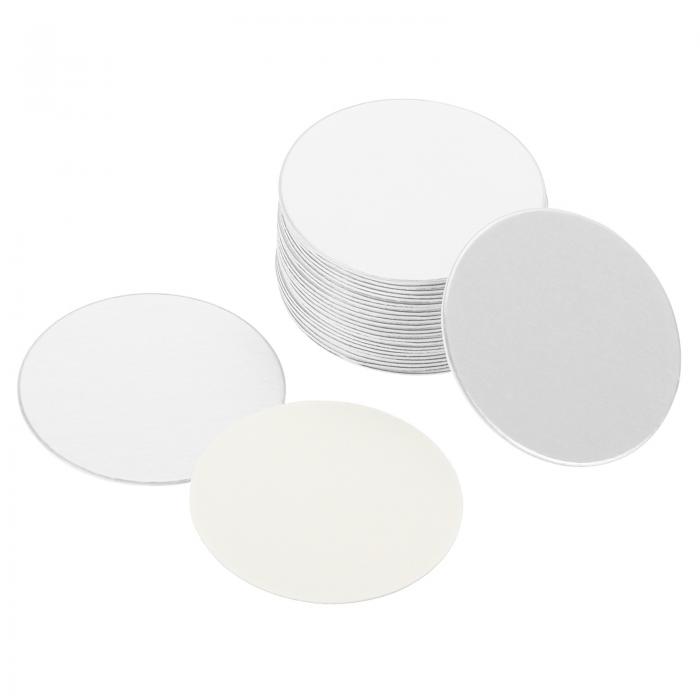 PATIKIL 30mm アルミホイルキャップライナー 75個 耐タンパー誘導ヒートシーラー シーリングライナー PE/HDPEプラスチックボトルジャー蓋用