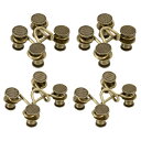PATIKIL 27mm 32mm パンツウエストバックル 妊婦ベルトエクステンション 調整弾性バックルセット 4個入り 調整可能 ジーンズ用パンツ用 ウエストバンドボタンタイトナー ブロンズ