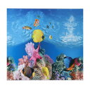 VOCOSTE 水族館の背景ポスター 水族館 水槽の背景装飾ステッカー 両面 32×30cm