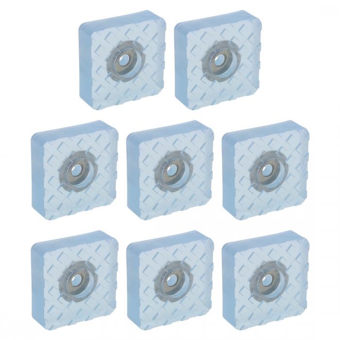 ゴム足 フロアプロテクター 挿入物金属 アンチスクラッチ 家具 床 保護装置 30×30mm 8個入り
