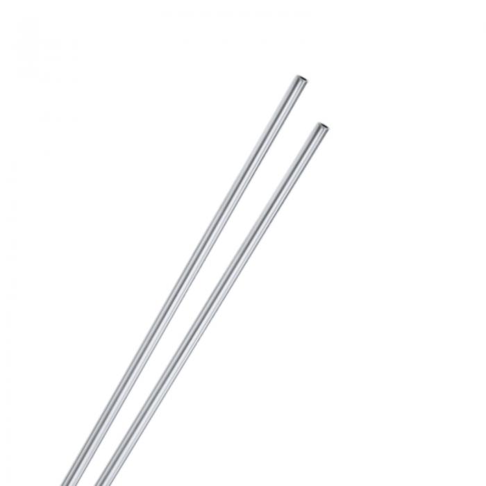 M METERXITY 2個 300mm 6063アルミニウム丸管 2mm内径3 mm外径シームレスアルミニウムチューブ 建設/加工/DIYクラフト用 金属直管[0.08