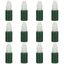 PATIKIL 0.33oz インクリフィルスタンプパッド 12個 10mlスタンプパッドインクリフィル オフィススタンプセルフインキングスタンプ 日付スタンプ...