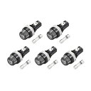 スキューキャップ パネルマウントフューズホルダー AC 125V/15A 250V/10A 5 x 20mm ガラスフューズ 5セット入り
