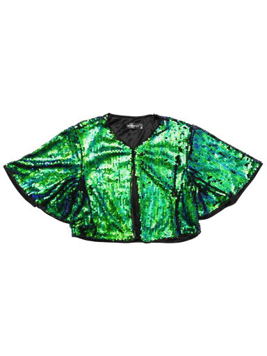Allegra K シュラッグ ボレロ カーディガン グリッター ジャケット クロップ スパンコール クリスマス レディース グリーンブルー M Allegra K シュラッグ ボレロ カーディガン グリッター ジャケット クロップ スパンコール クリスマス レディース グリーンブルー M