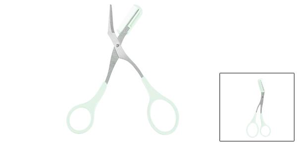 VOCOSTE 眉毛 ハサミ 眉毛カット クシ付き 付けはずし可 眉毛はさみ 男女兼用 初心者向け 整形用 眉トリミング 緑