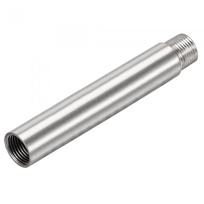 シャワーヘッドエクステンションアーム ステンレス鋼 G1/2オス-G1/2メスねじ 長さ150mm キャストパイプフィッティングカプラー