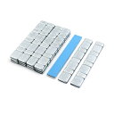 ホイールバランス重量 接着バック オートバイ用 2.1oz 124 x 18mm 15個