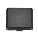 アルミ押出エンドキャップ 40x40 mm プラスチック 標準 スクエア ブラック 5個(4)