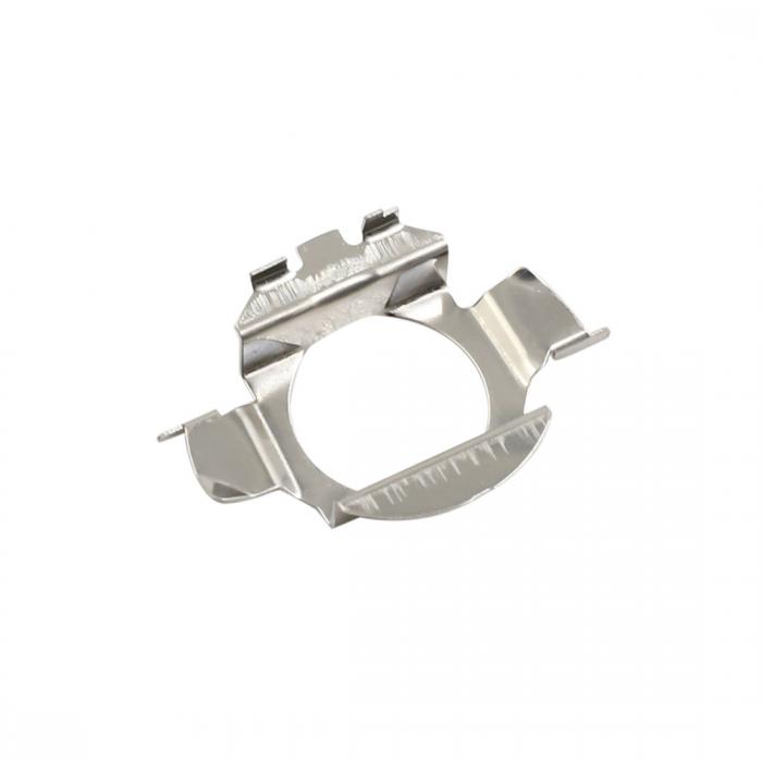 車のヘッドライトホルダー LED H7バルブヘッド ライトクリップアダプタホルダー ボラ メタル シルバートーン